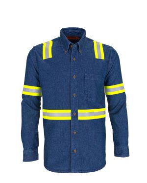 Camisa Reflejante Power de Mezclilla